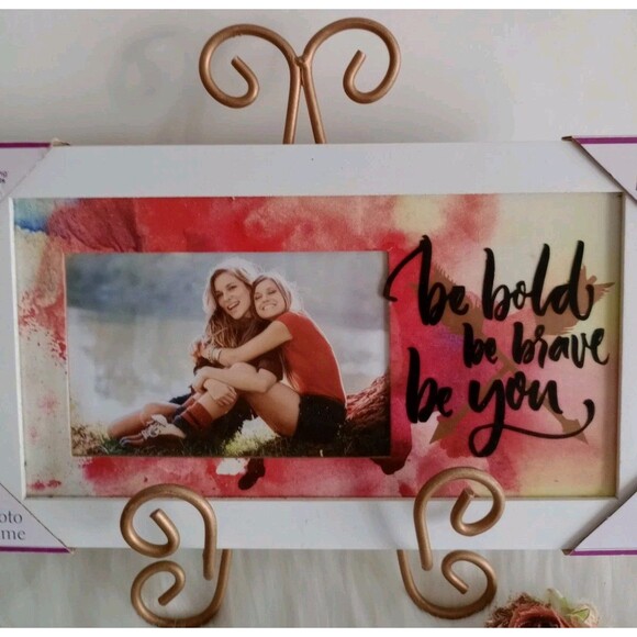 Photo Frame 4X6 "It's Not The Years In Your Life..." Vintage Look NWOT Home Deco - Picture 2 of 3